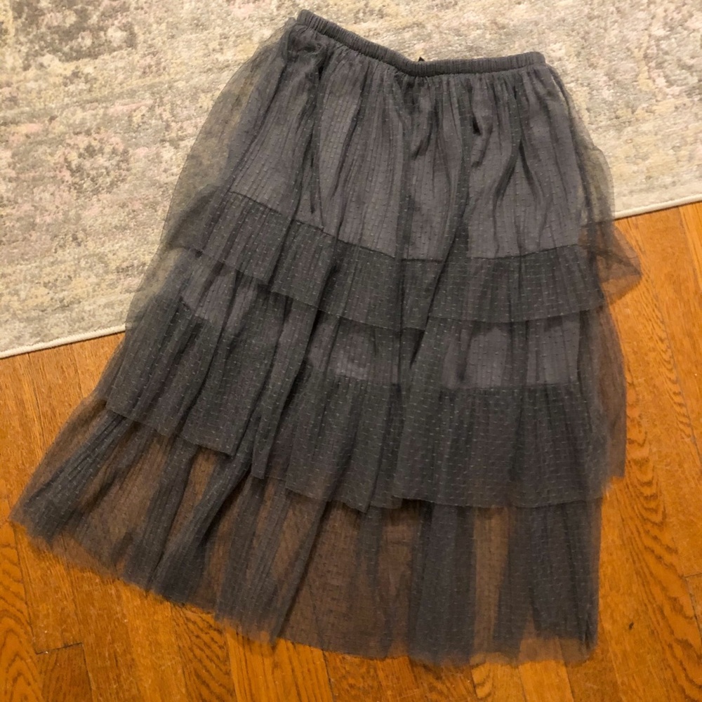 Wild Fable Swiss Dot Sheer Skirt